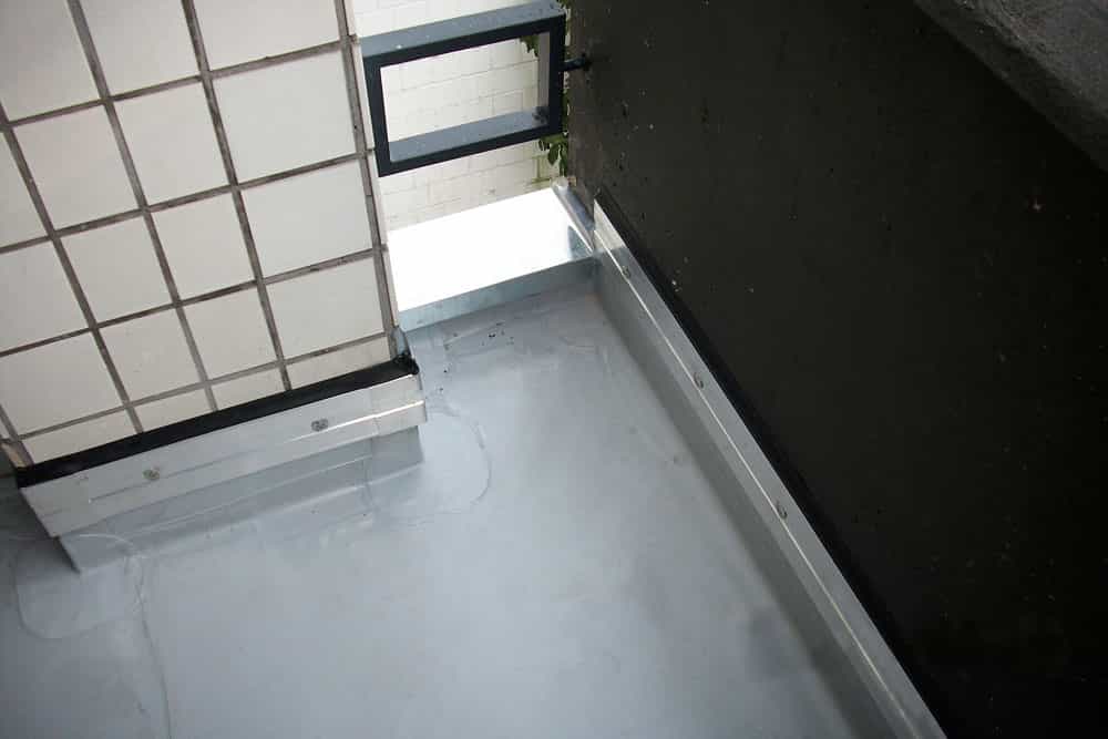 3. Balkon Abdichtung in PVC Folie
